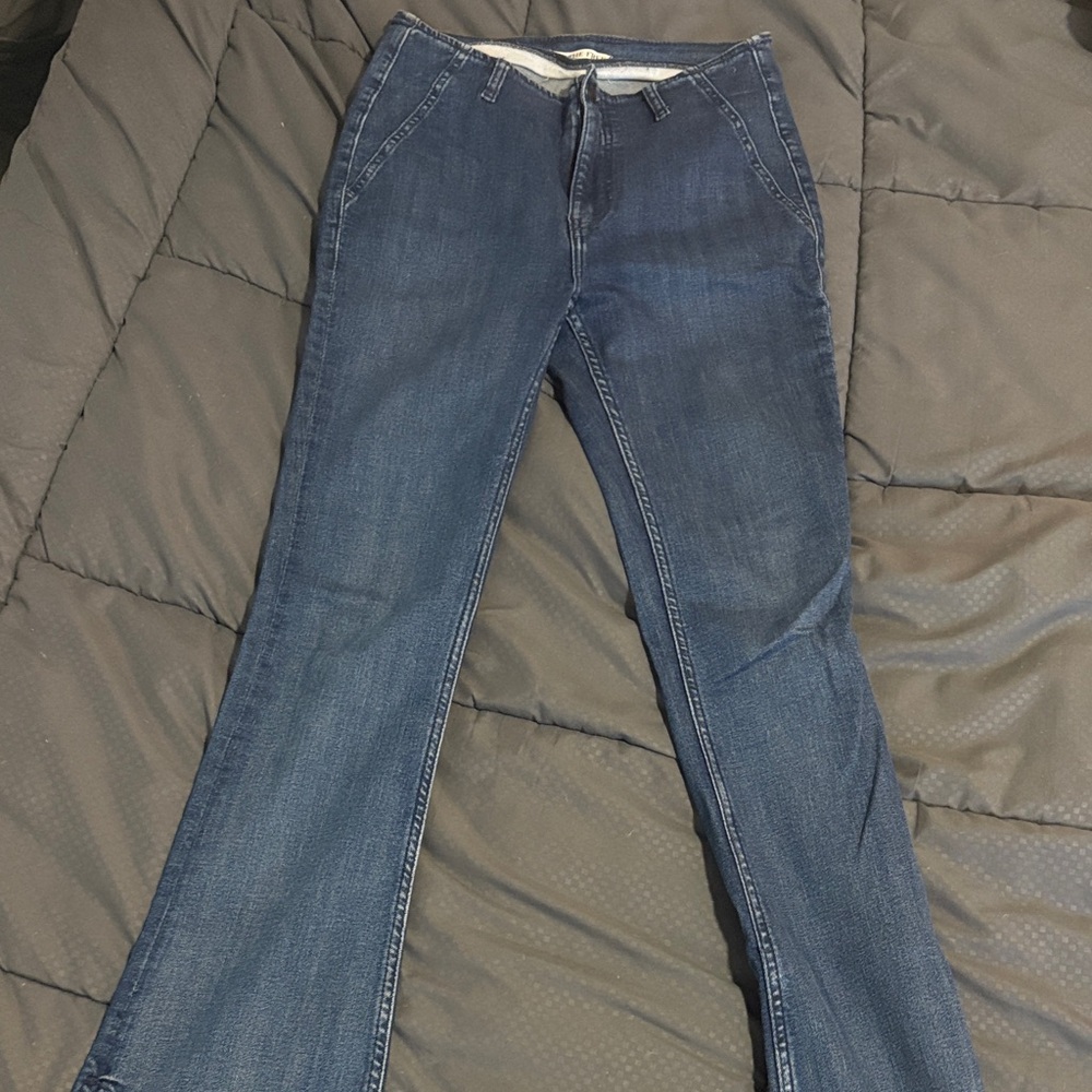 We The Free Dark Indigo Flare Jeans